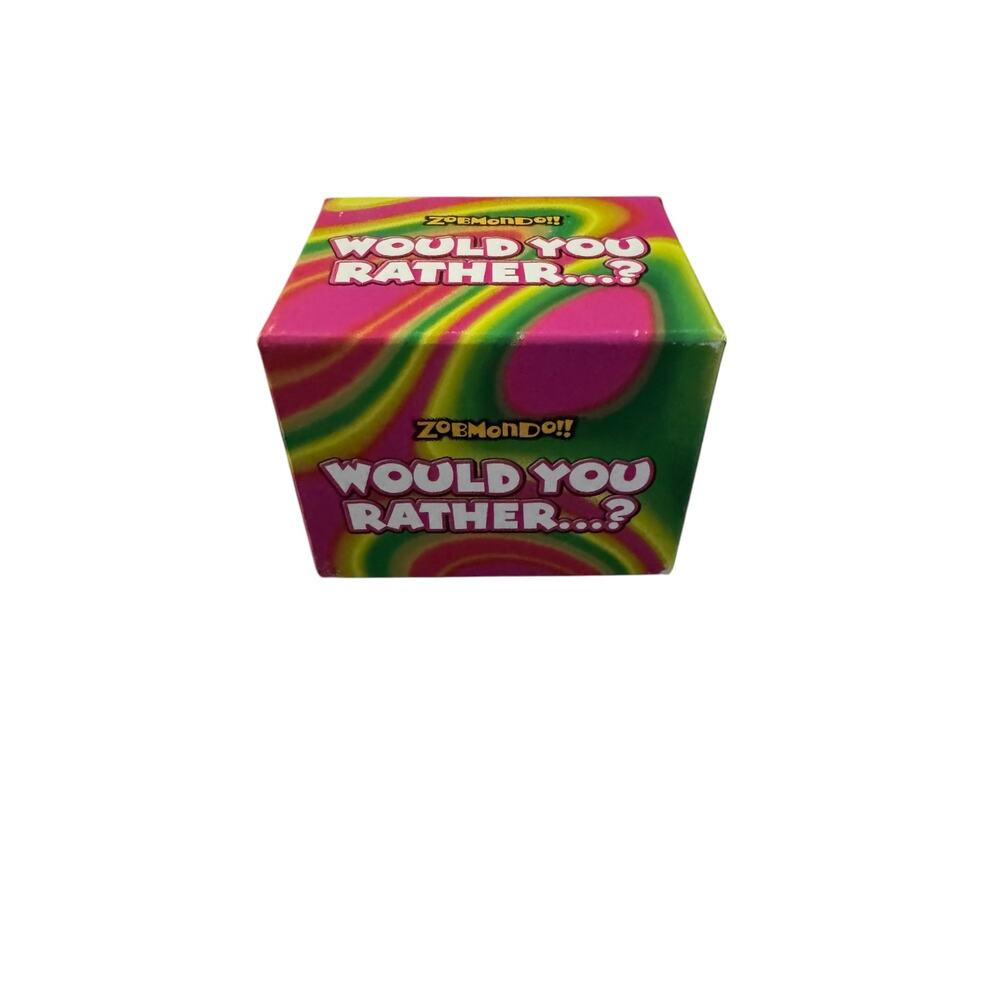 Vintage Would You Rather 2002 by Zobmondo Entertainment Question Cards in Box